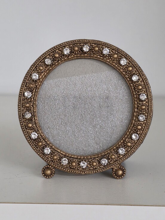 The Bombay Company Other - The Bombay Company Jeweled Mini Round Picture Frame
